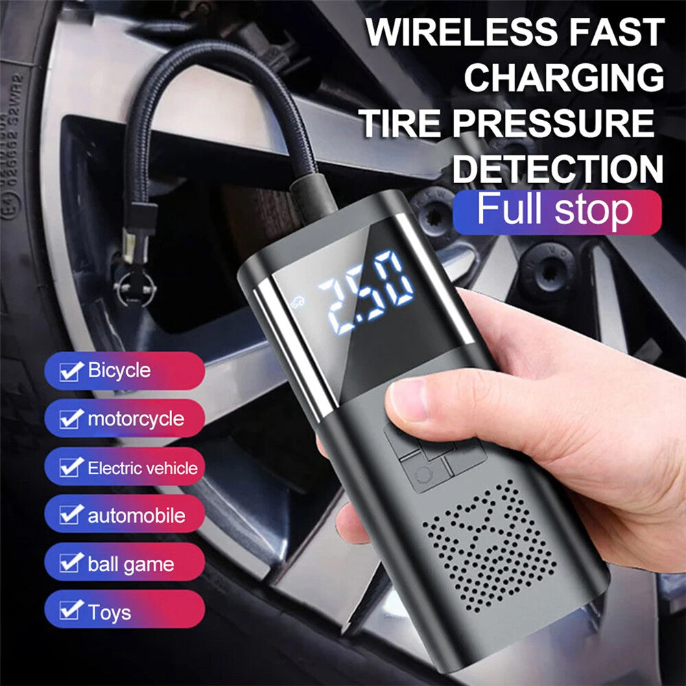 Oz Bargains Outlet Shop™ 12V Cordless Tyre Inflator — 150 PSI Digital Air Pump