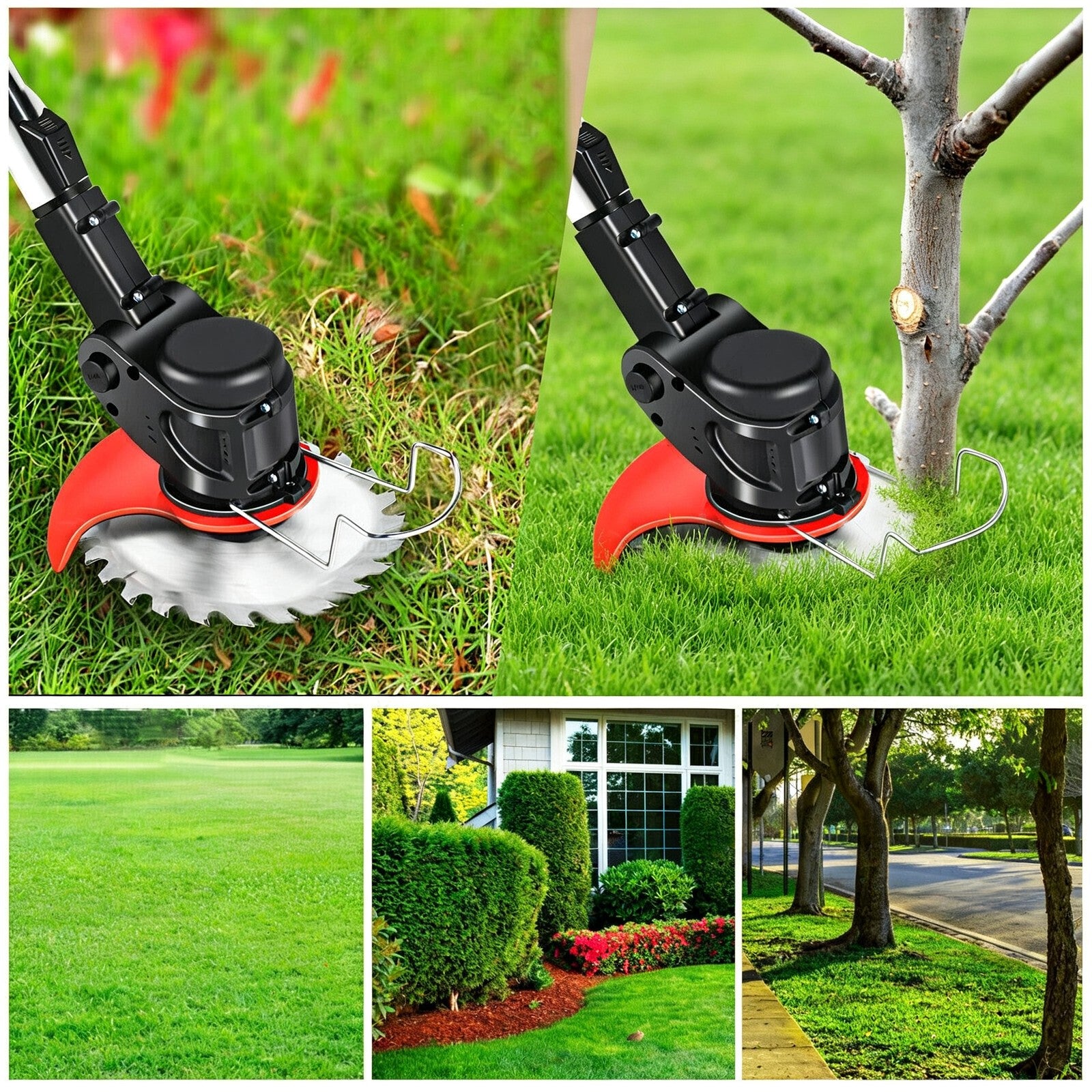 Oz Bargains Outlet Shop™ 3-in-1 Cordless Grass Trimmer & Edger — 18V-36V Whipper Snipper